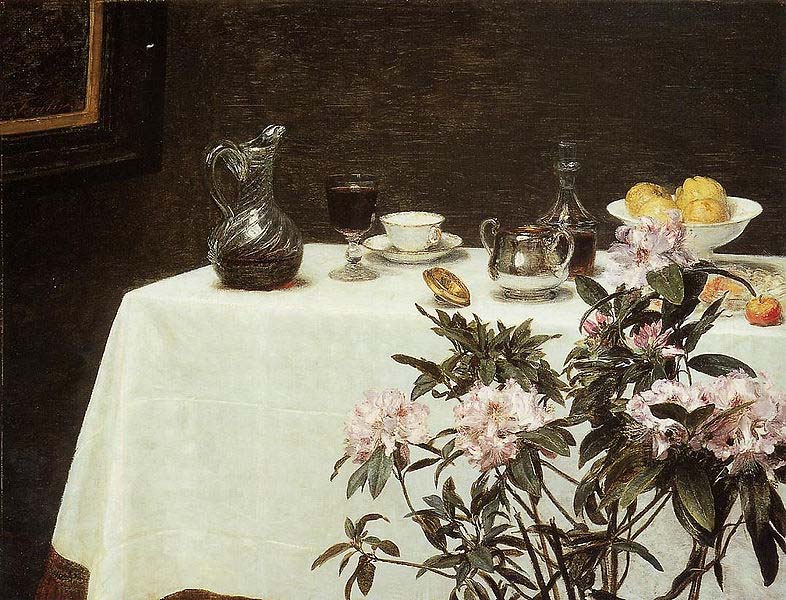 Henri Fantin-Latour Still Life, Corner of a Table,